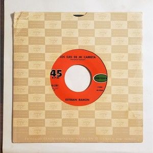 Esteban Ramon - Les Ejes De Mi Carreta - Orfeon records 45-2391 7" vinyl